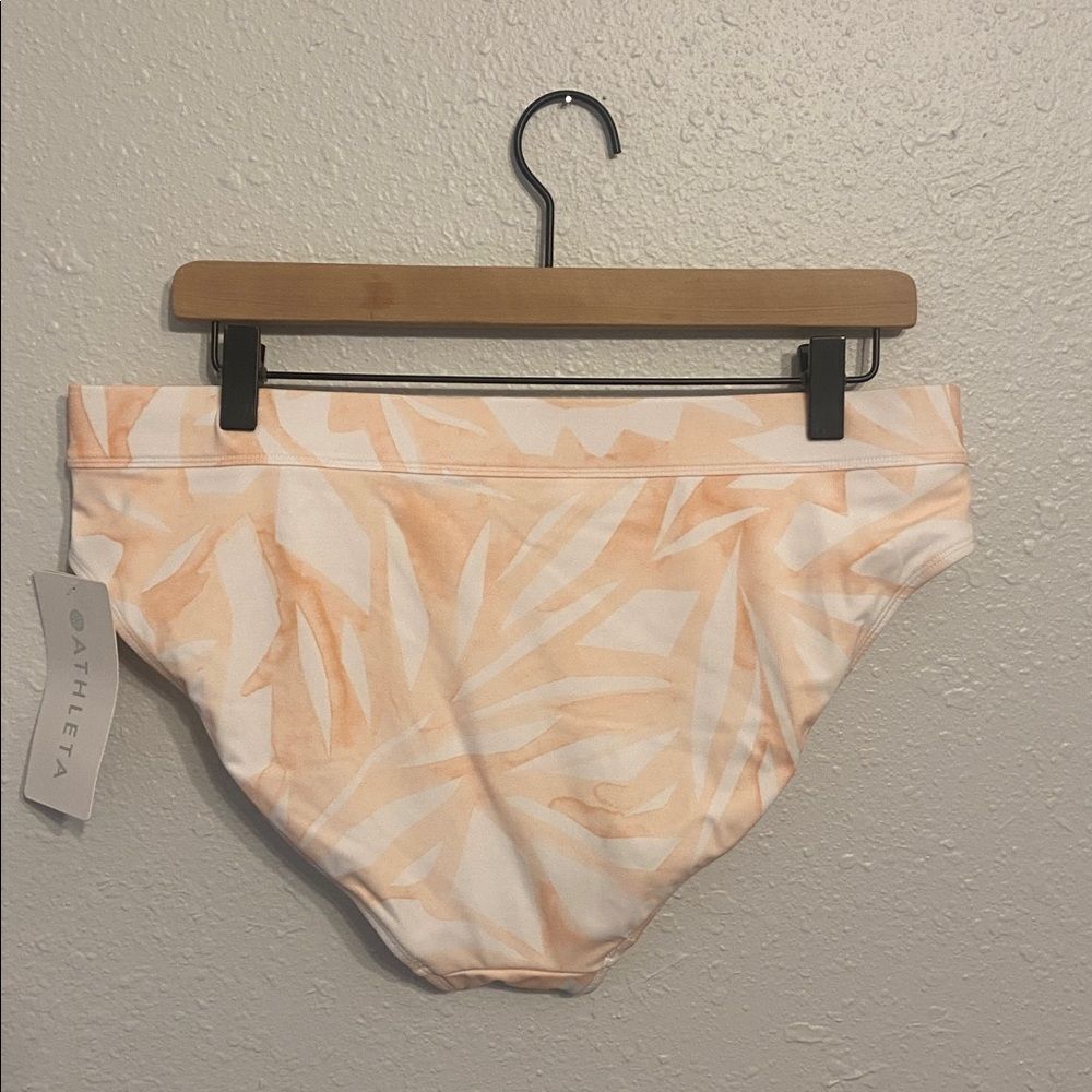 Athleta Pink & White South Beach Bikini 3-Piece Set Size 34B/C & Large NEW - Picture 8 of 16